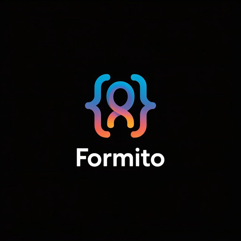 AI logo design: A minimalist vector logo design featuring stylized curly braces { } with rounded, organic curves tha... - Generated with ideogram