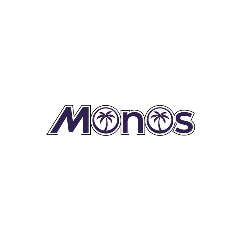 AI logo design: A minimalist logo design featuring the name "Monos" in clean, contemporary typography with striking... - Generated with Gemini nano banana