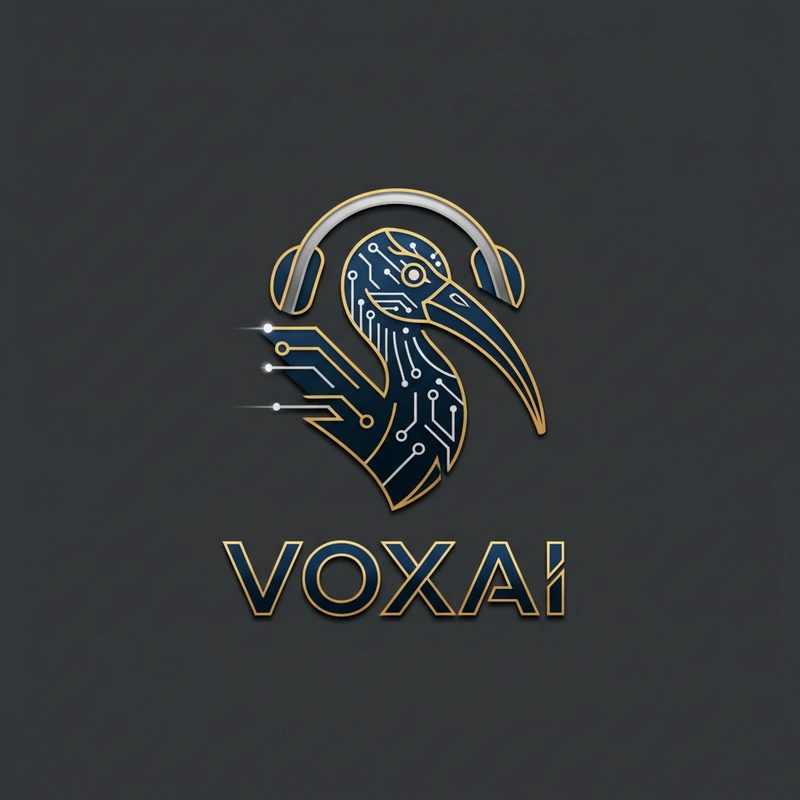 AI logo design: Create a modern minimalist logo for a tech startup called "Voxai".
The logo should subtly incorporat... - Generated with Gemini nano banana