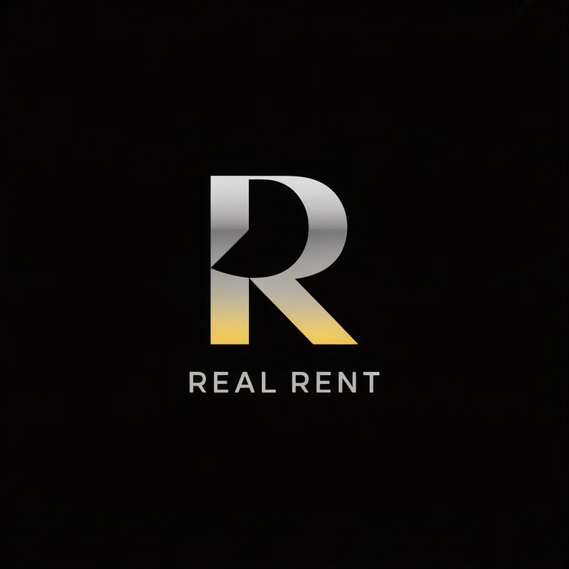 AI logo design: A modern logo design featuring a stylized uppercase "R" with clean geometric lines and a subtle silv... - Generated with ideogram