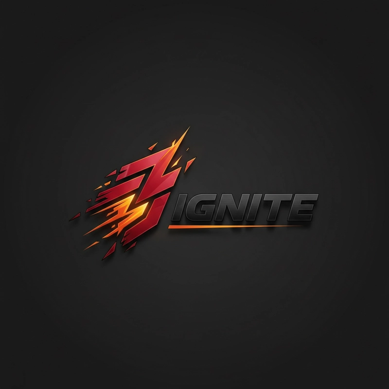 AI logo design: Logo design for a premium sportswear brand called “Ignite.” The style is sleek, modern, and energeti... - Generated with Gemini nano banana
