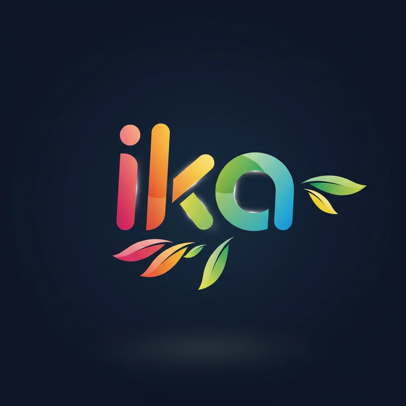 AI logo design: A modern logo design featuring the word "ika" " in
a smooth, interconnected rounded font, creating a... - Generated with Gemini nano banana