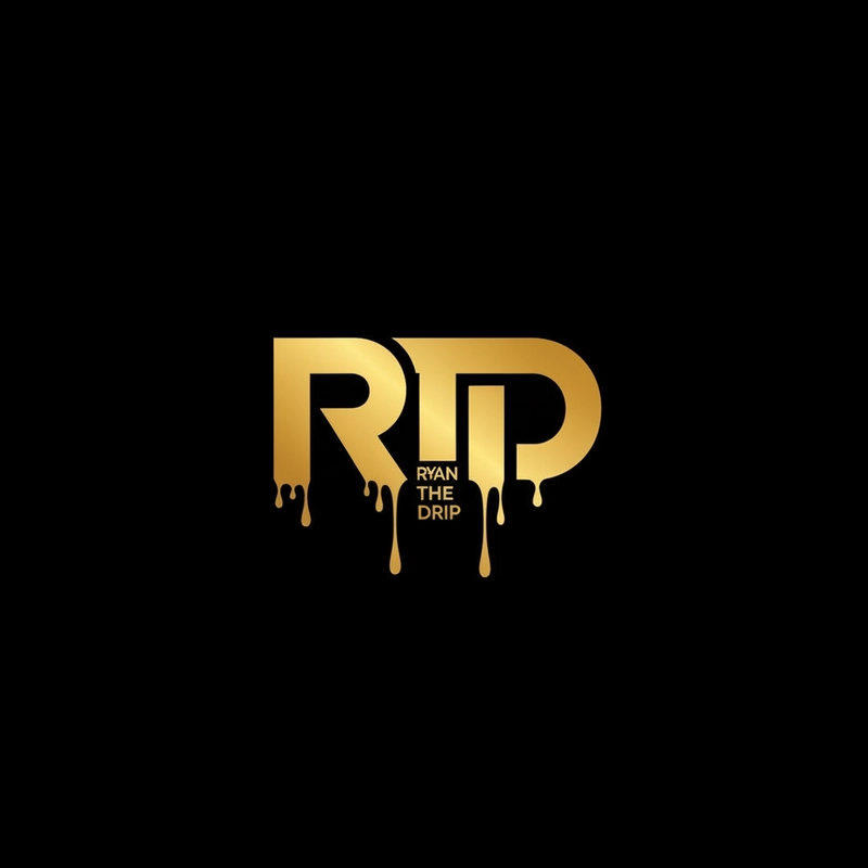 AI logo design: A logo design featuring the intertwined initials "RTD" representing "R¥AN THE DRIP" in a bold, moder... - Generated with Gemini nano banana