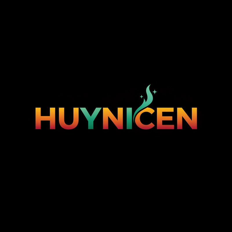 AI logo design: A sleek logo design showcasing the word "HUYNICEN" in a modern sans-serif typeface with clean geomet... - Generated with Gemini nano banana